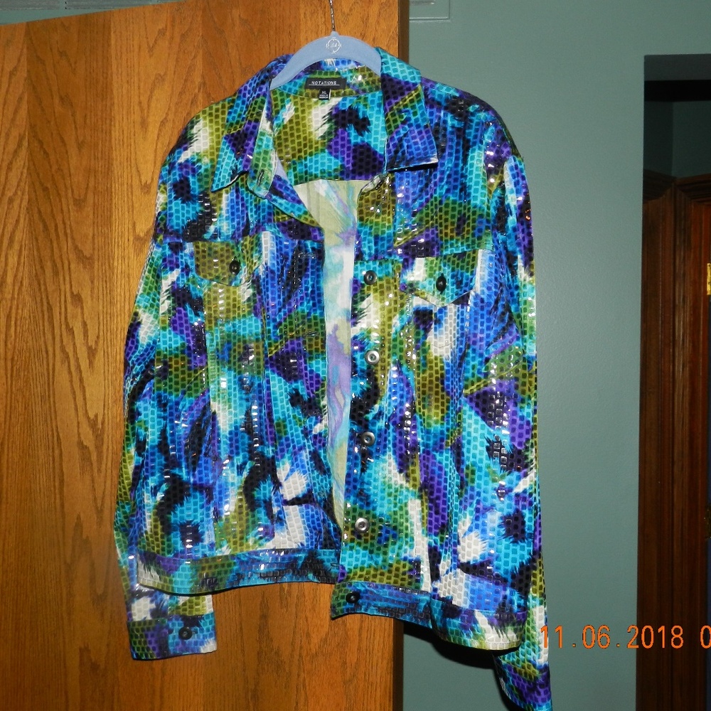 Notations Multi Colored Jacket - image 1